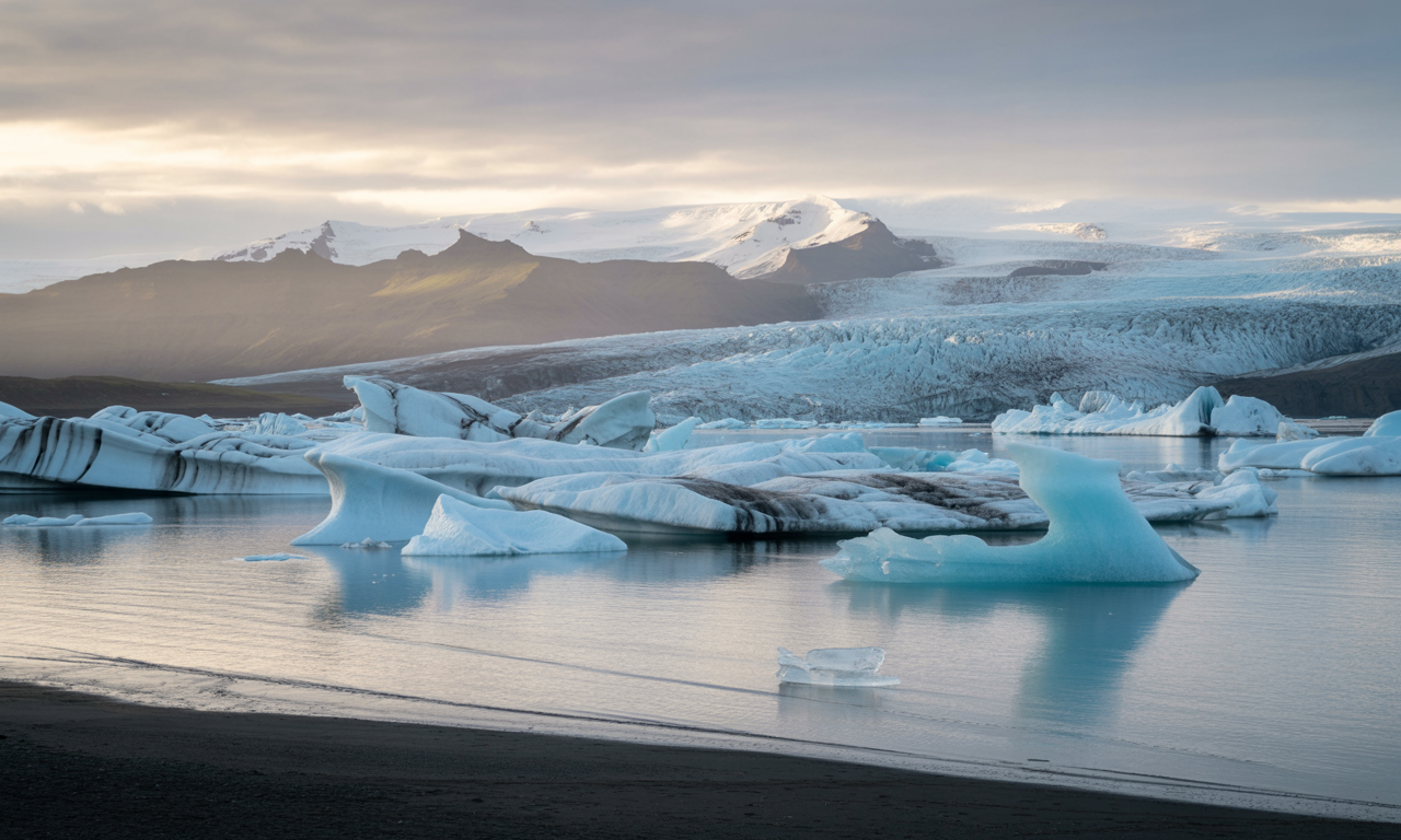découvrez breiðamerkurjökull, un glacier majestueux d’islande, célèbre pour ses lagunes d’icebergs spectaculaires et ses paysages à couper le souffle. partez à la rencontre d’un site naturel incontournable pour les amoureux d’aventure et de nature.