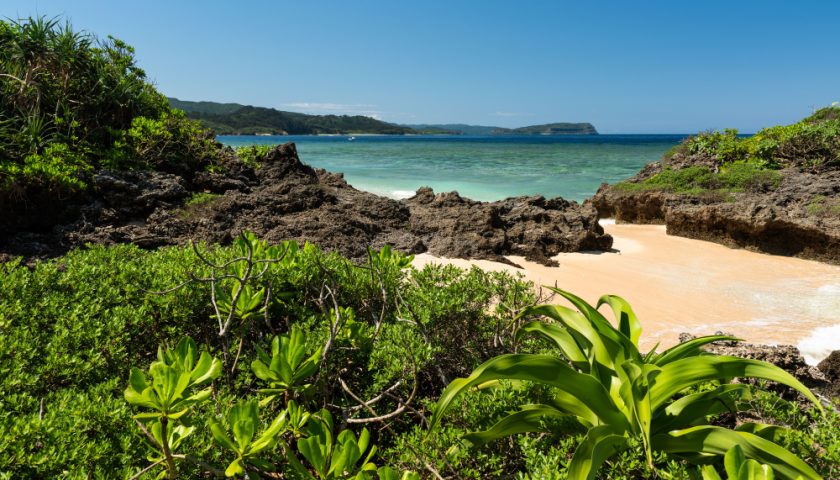 une belle plage à La Réunion