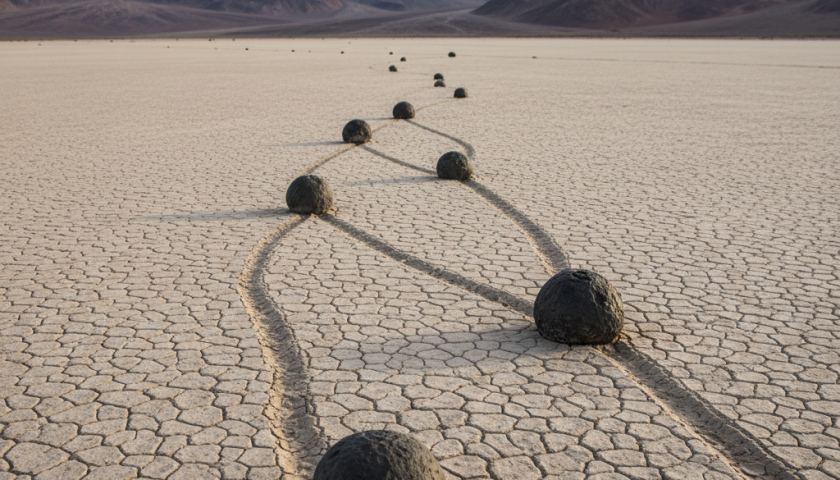 découvrez racetrack playa à death valley : un guide complet pour observer les fascinantes pierres mouvantes, leur histoire, les meilleures périodes et conseils pratiques pour votre visite.