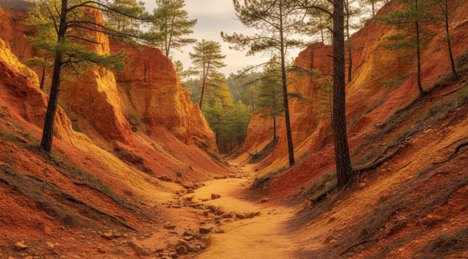 découvrez le sentier des ocres à roussillon, un parcours unique au cœur des paysages colorés, et plongez dans le charme authentique de ce village provençal.