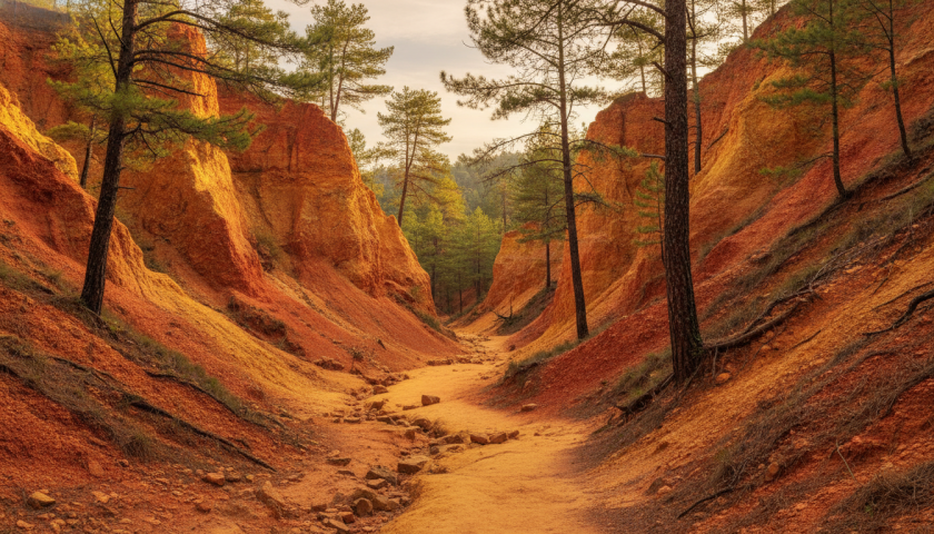 découvrez le sentier des ocres à roussillon, un parcours unique au cœur des paysages colorés, et plongez dans le charme authentique de ce village provençal.