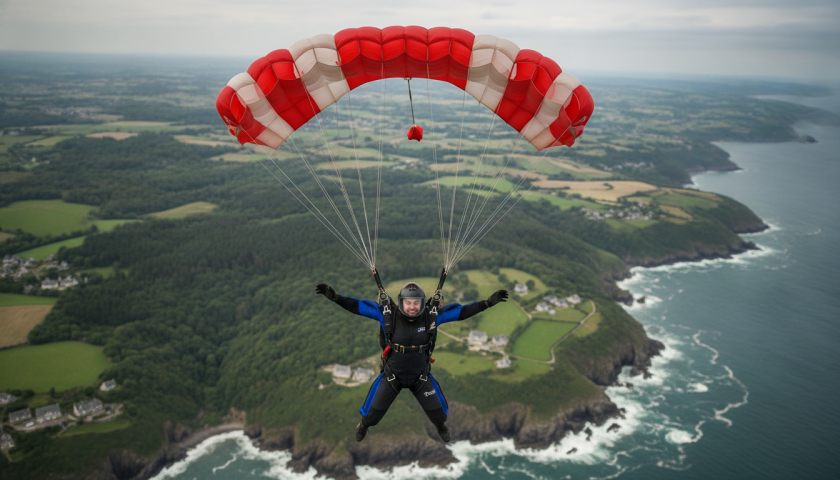 vivez une expérience unique en bretagne avec un saut en parachute plein d'adrénaline. découvrez des paysages époustouflants et ressentez des sensations fortes inoubliables au cœur de cette région authentique.