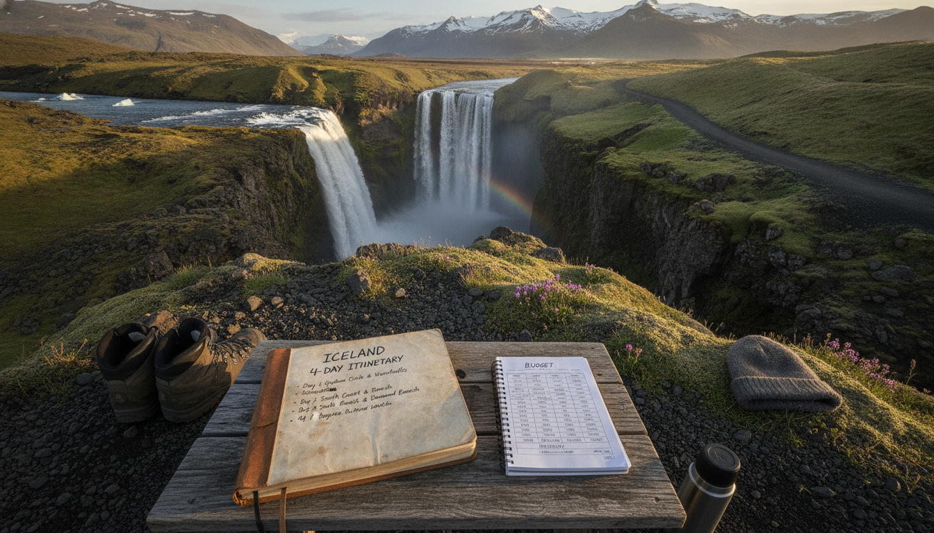 découvrez un itinéraire complet de 4 jours en islande avec un budget détaillé pour profiter au maximum de votre voyage sans surprises.
