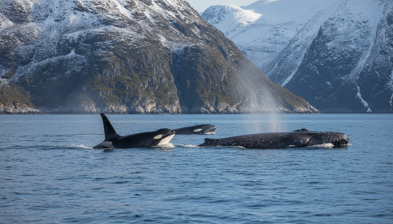 découvrez la magie des mers norvégiennes en explorant tromsø et skjervøy à la rencontre des orques et baleines. une aventure inoubliable au cœur des merveilles marines de norvège.