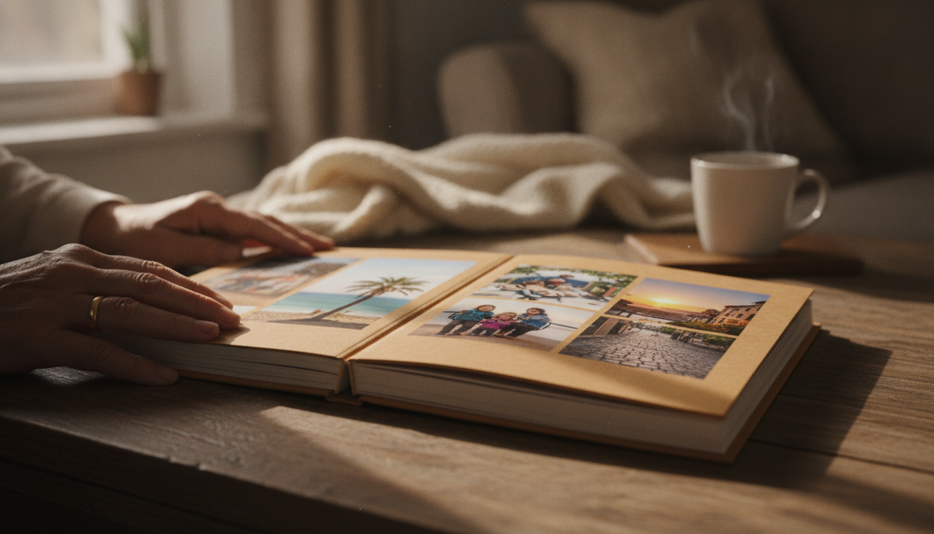 créez un livre photo personnalisé pour immortaliser vos souvenirs de vacances et revivez chaque moment précieux avec émotion et style.