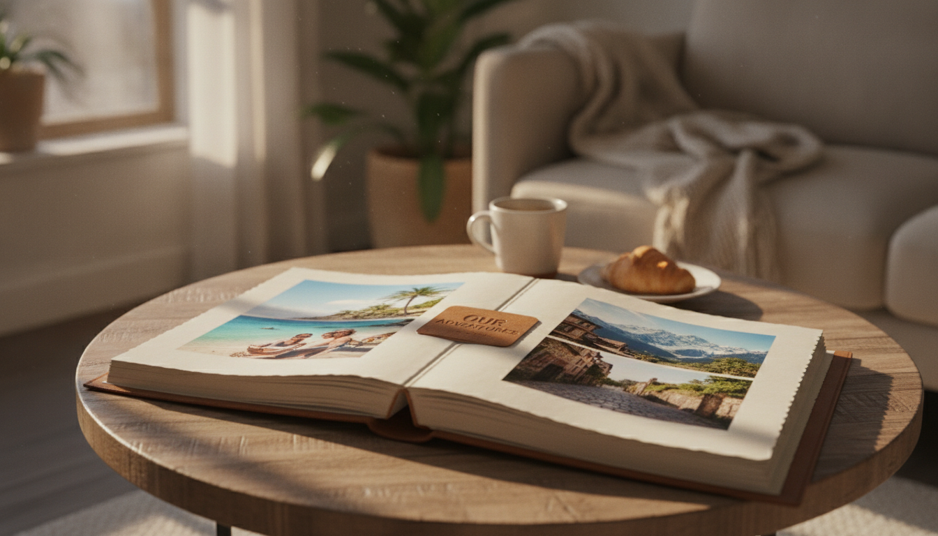 créez un livre photo personnalisé pour immortaliser vos souvenirs de vacances et revivre chaque moment précieux avec élégance et émotion.