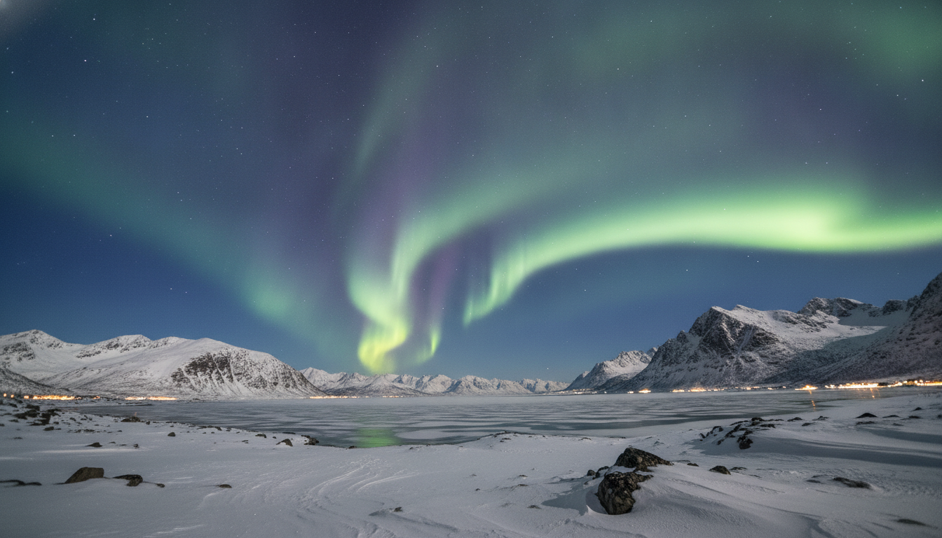 découvrez les magiques aurores boréales qui illuminent le ciel nocturne de tromsø, en norvège, offrant un spectacle naturel époustouflant et inoubliable.